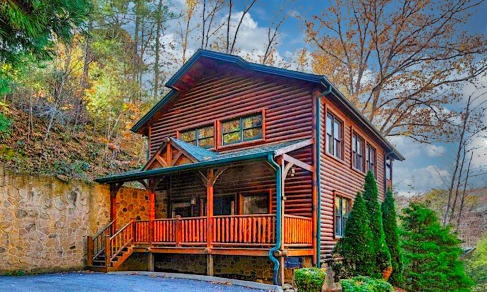 Spacious Resort Log Cabin, Easy Drive, Hot Tub, Arcade Gameroom, Mountain Vibe 蓋特林堡 外观 照片